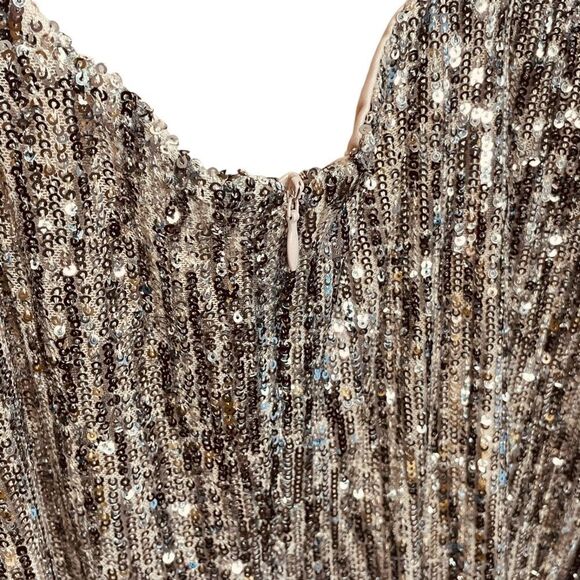 Odrella Bayan Elbise Sequin Floor Length Gown - Picture 12 of 16